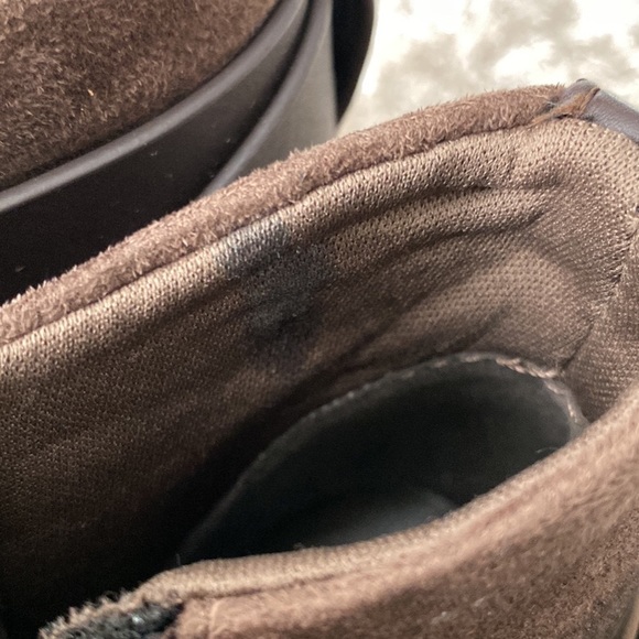 Brown Suede booties Sz 10 - Picture 5 of 7